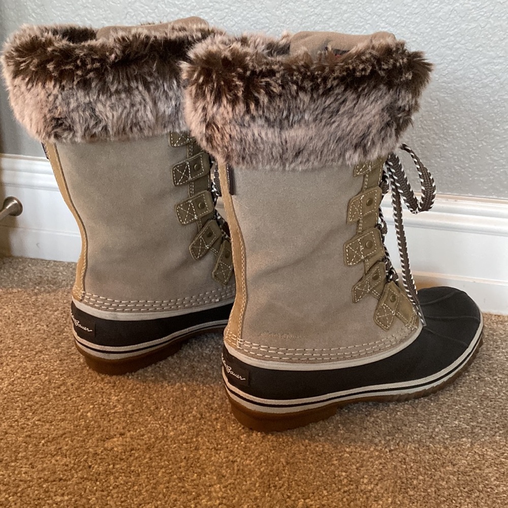 Eddie Bauer Hunt Pac Deluxe Boot In Stone Color Gem